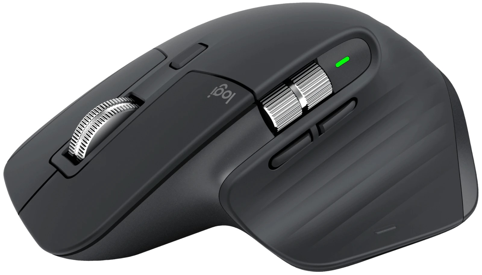 mx master 3s mouse top side view graphite