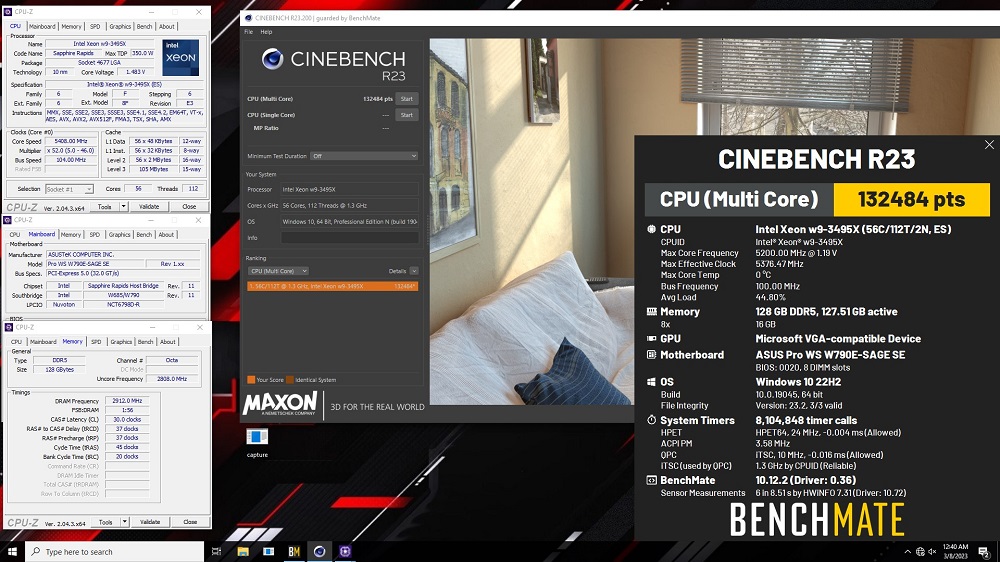 Cinebench R23 132484 cb