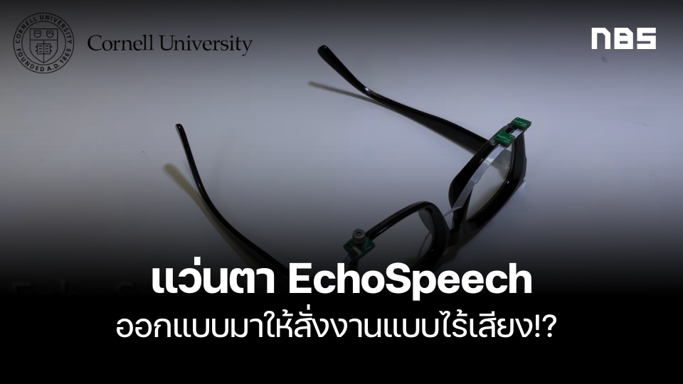 แว่นตา EchoSpeech