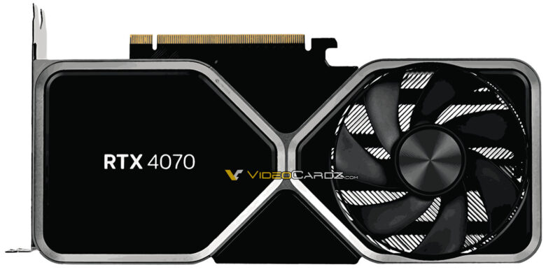 NVIDIA GEFORCE RTX4070 FOUNDERS EDITION BACK