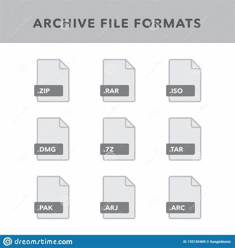 Archive file formats 001