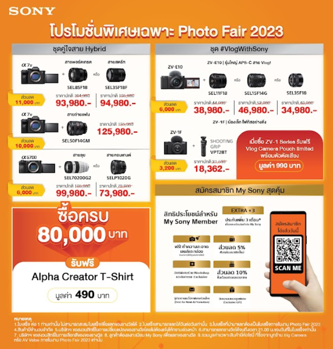 Photo Fair 2023 Sony Promotion