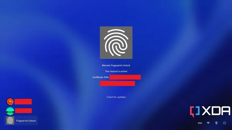 remote fingerprint unlock on windows 11 lock screen 2