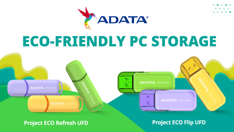 ADATA showcases a full range of green storage products as a refl ection of sustainable management