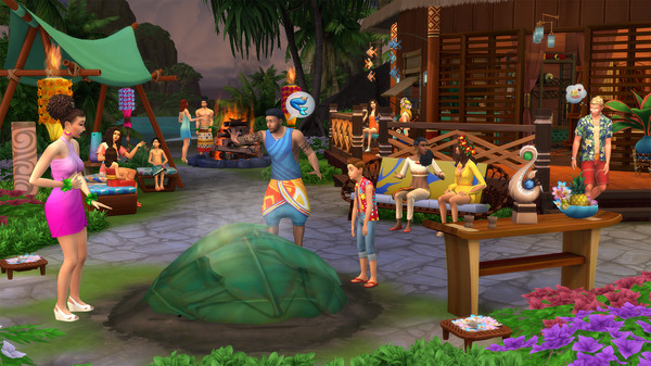 รวมสูตร The Sims 4 Island living