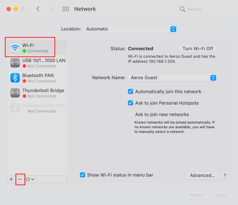 reset mac network settings 002