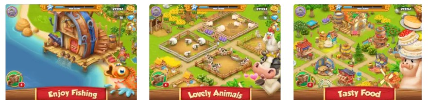 เกมทำฟาร์ม Village and Farm
