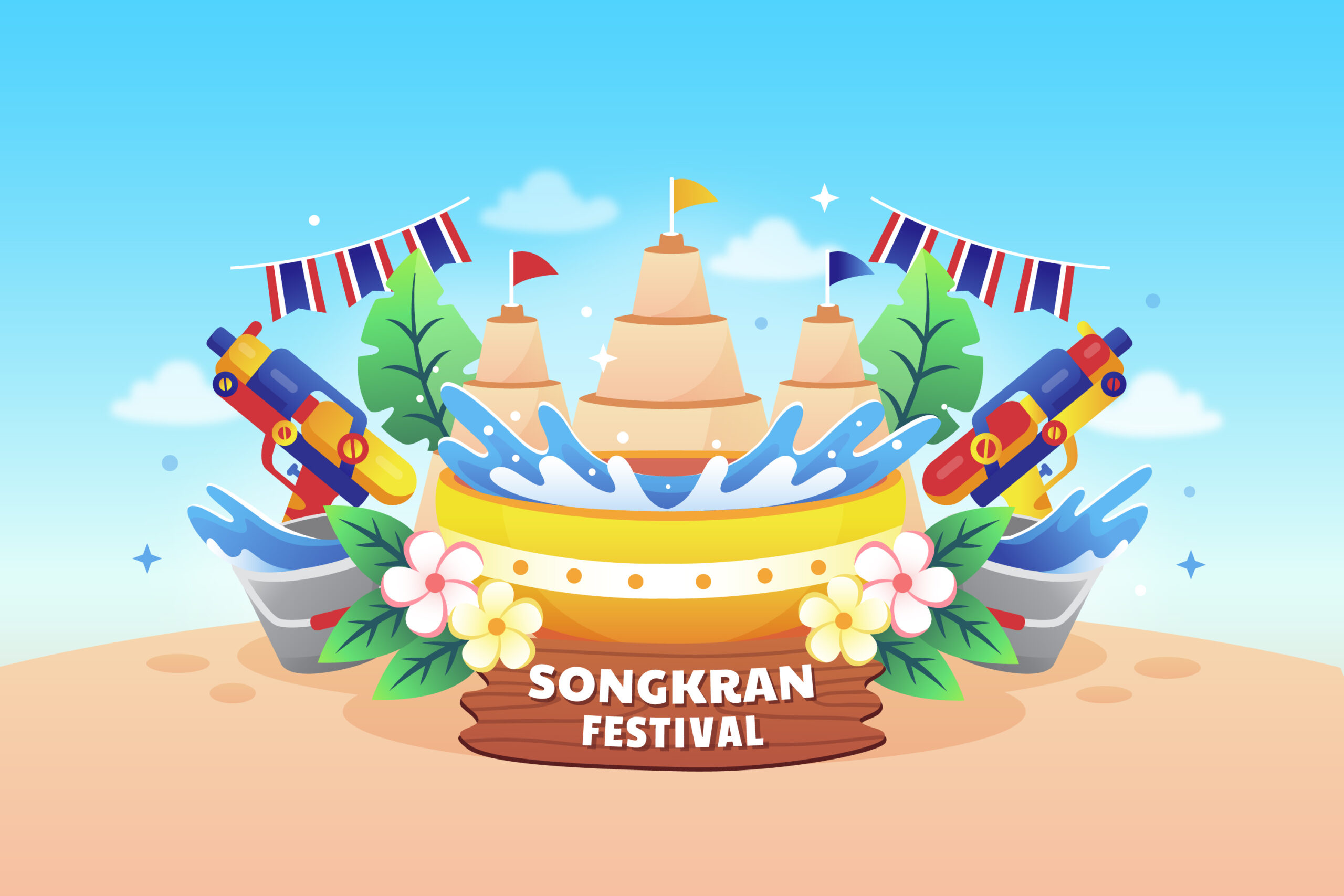 แคปชั่น วันสงกรานต์ Songkran Festival