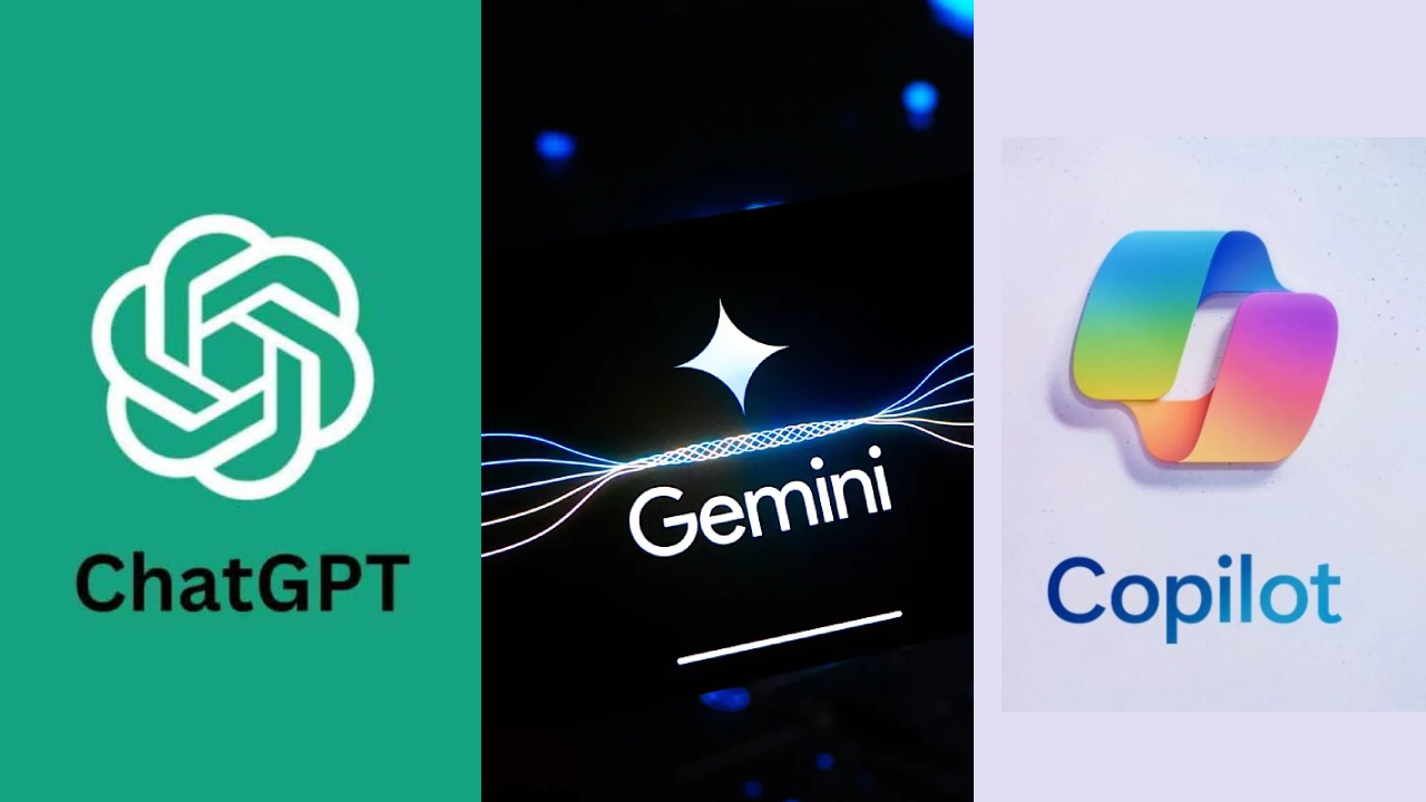 ChatGPT vs Microsoft Copilot vs Google Gemini 3 สุดยอด AI ในโลกปัจจุบัน