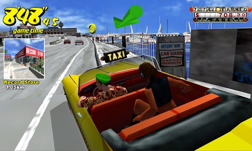 Crazy Taxi Classic เกมเก่าๆในโทรศัพท์