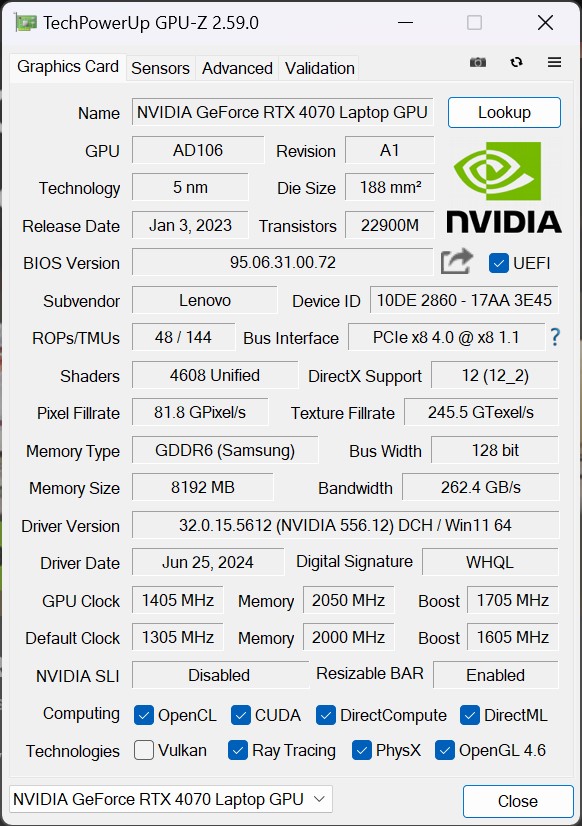 Lenovo Legion 5i 16IRX9