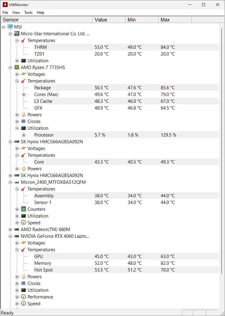 MSI Thin A15 B7VF-044TH