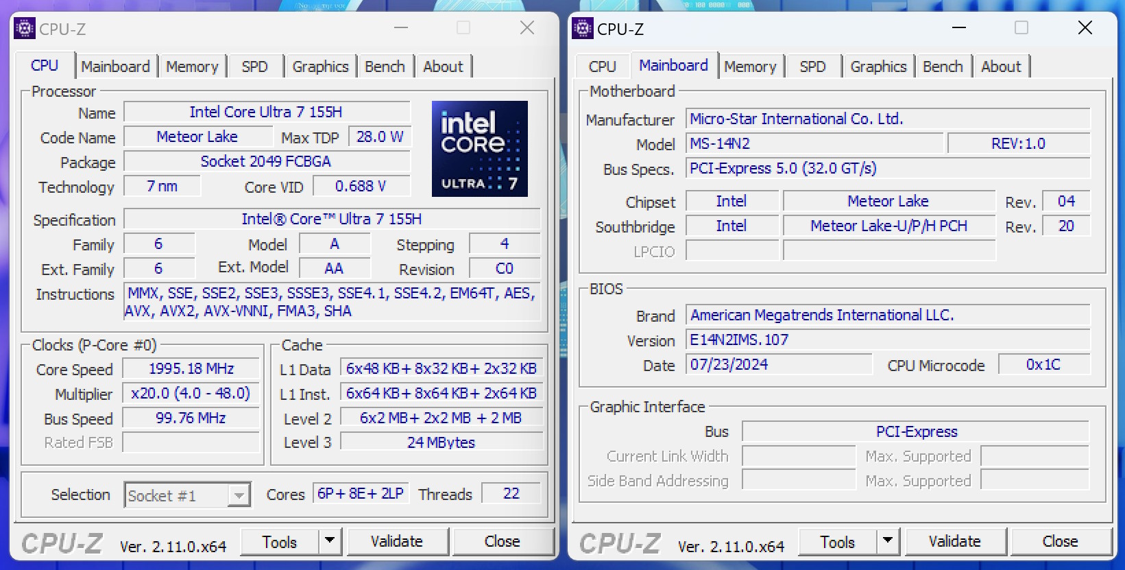 MSI Prestige 14