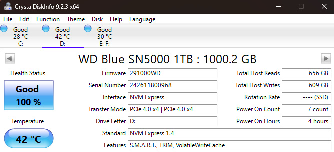 WD Blue SN5000