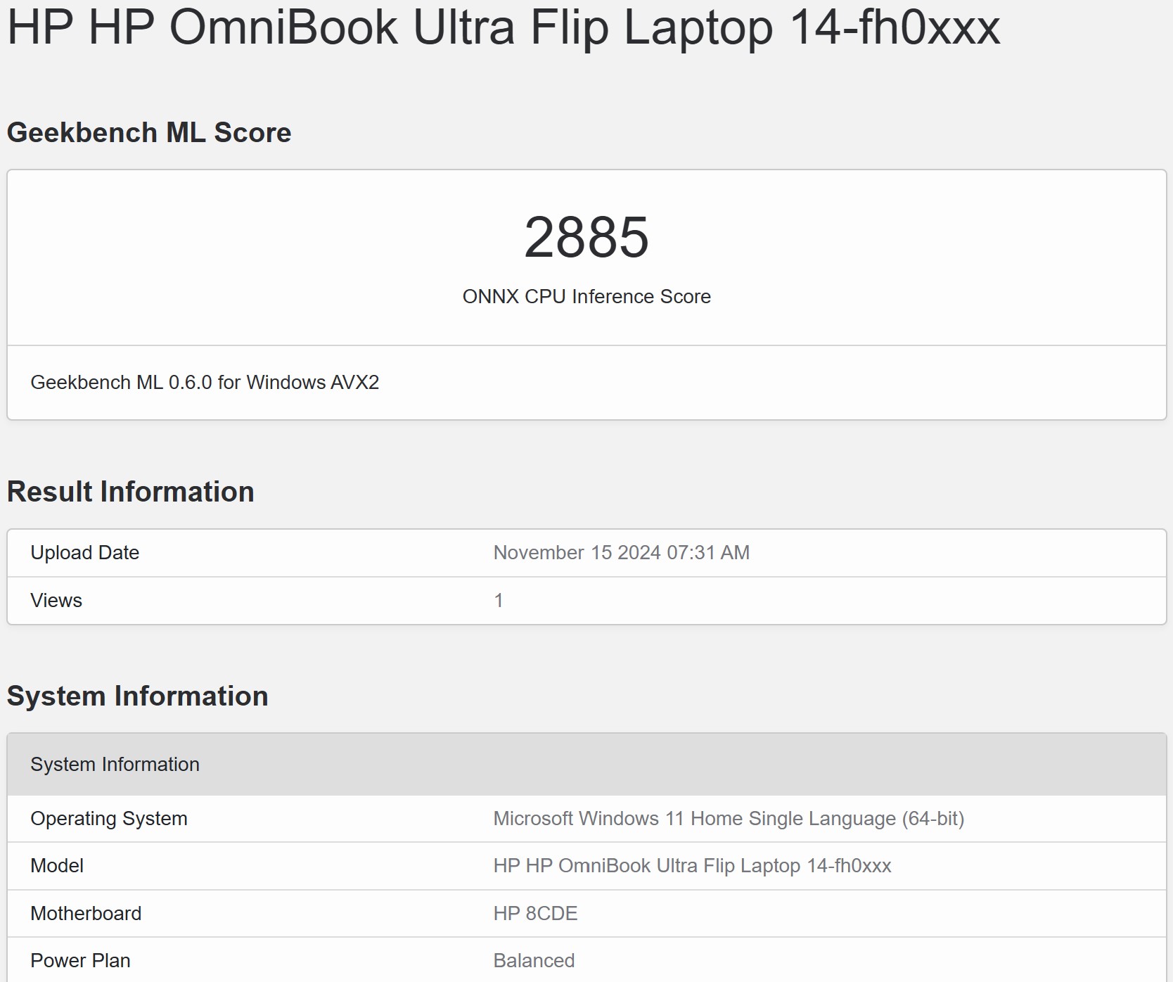 GeekML ONNX CPU 1