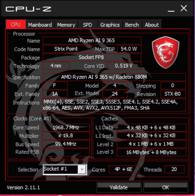 MSI Prestige A16 AI+ A3HMG