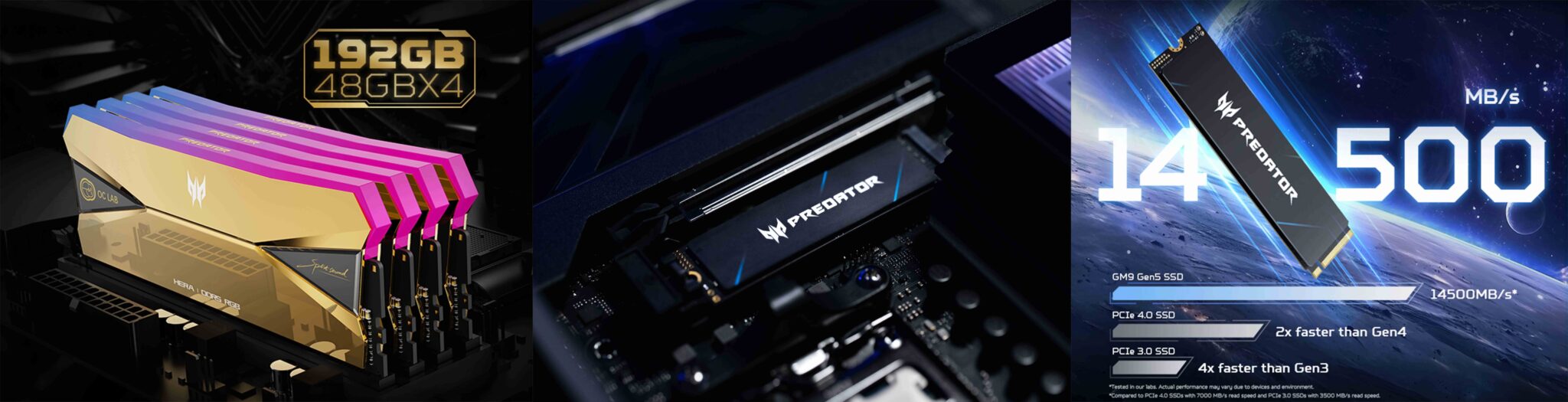 Predotor Plus Predator เปิดตัว SSD และแรมประสิทธิภาพสูง 3 รุ่นใหม่