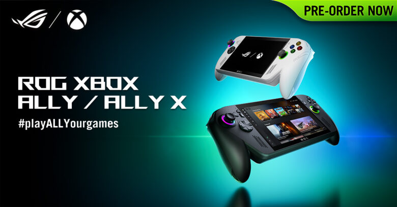 ROG Xbox ALLY Pre Order Now with model names