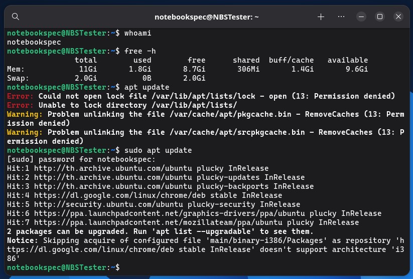 Command Line ใน Ubuntu