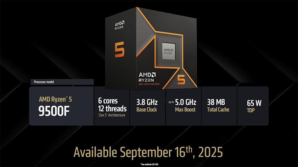 AMD Ryzen 5 9500F