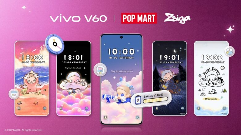 vivo V60 x POP MART Theme 16 9