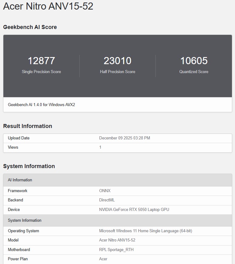 Geek AI ONNX DirectML 1