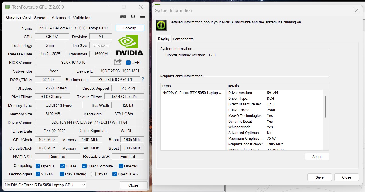 Acer Nitro V 15 ANV15
