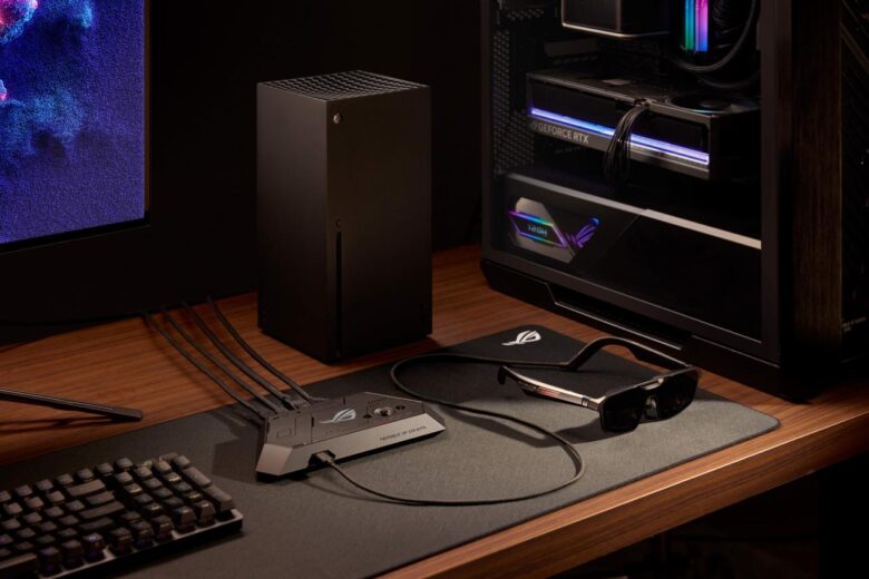 ROG XREAL R1 Gaming glasses with PC and Console