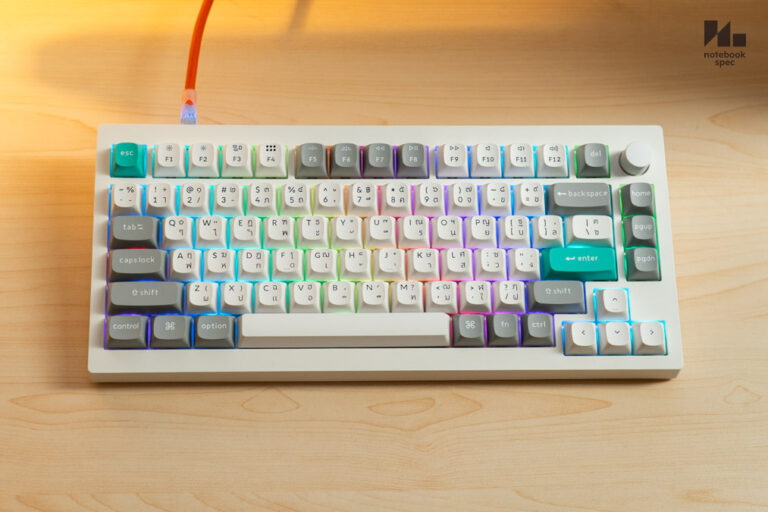 รีวิว Keychron C75 TMR 8K เล่นเกมดีเกมเมอร์ถูกใจ ทำงานเวิร์ค
