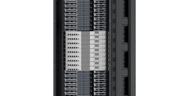 Lenovo GB300 NVL72 Rack left front