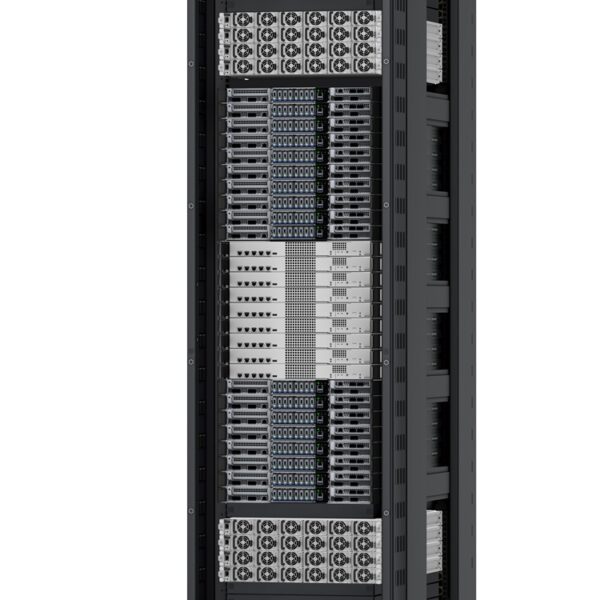 Lenovo GB300 NVL72 Rack left front
