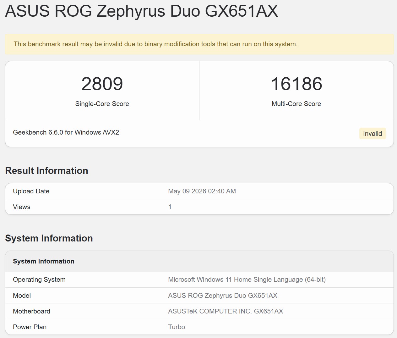 Geekbench 6