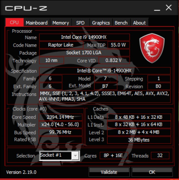 MSI Crosshair 16 HX E14W