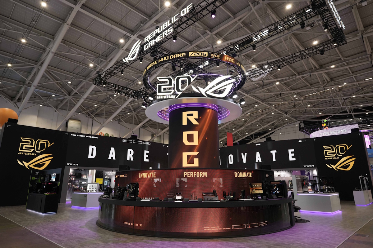 ROG Computex booth