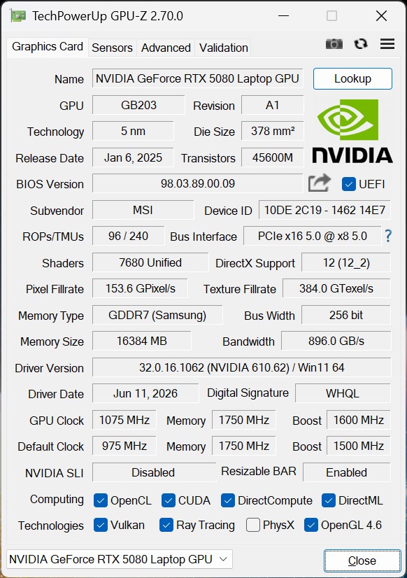 MSI Stealth 16 AI+ B3WI