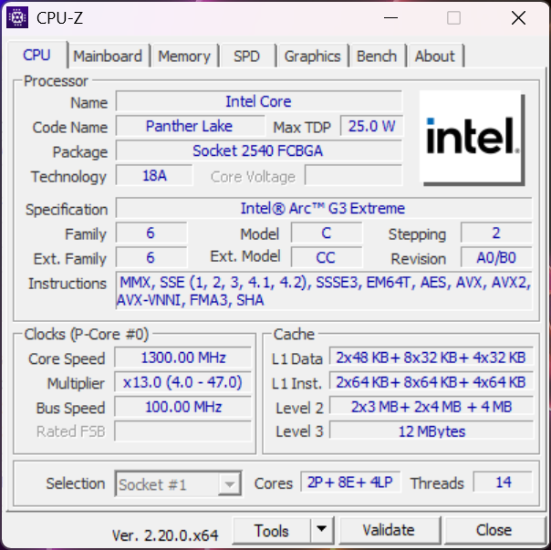 MSI Claw 8 EX AI+ CG3EM