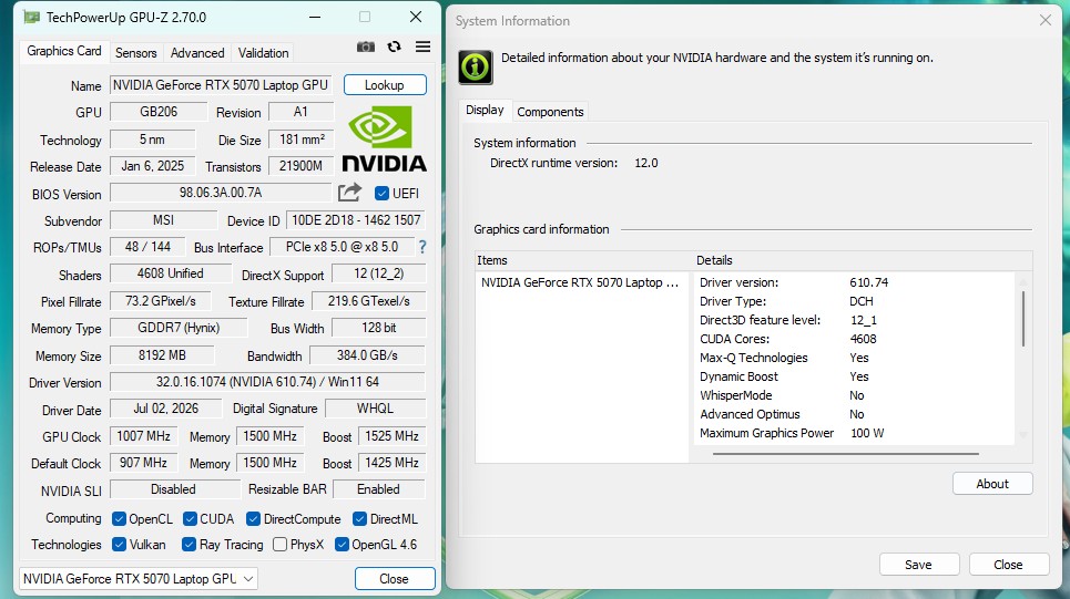 MSI Cyborg 15 Max C2W