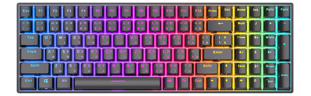 เกมมิ่งคีย์บอร์ดไร้สาย