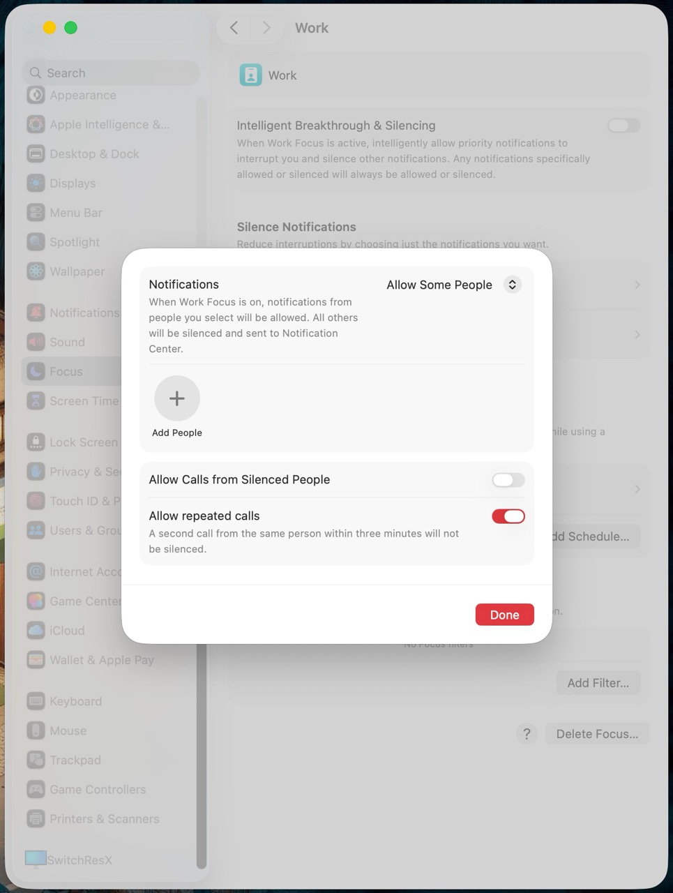 Focus allow notification people Large