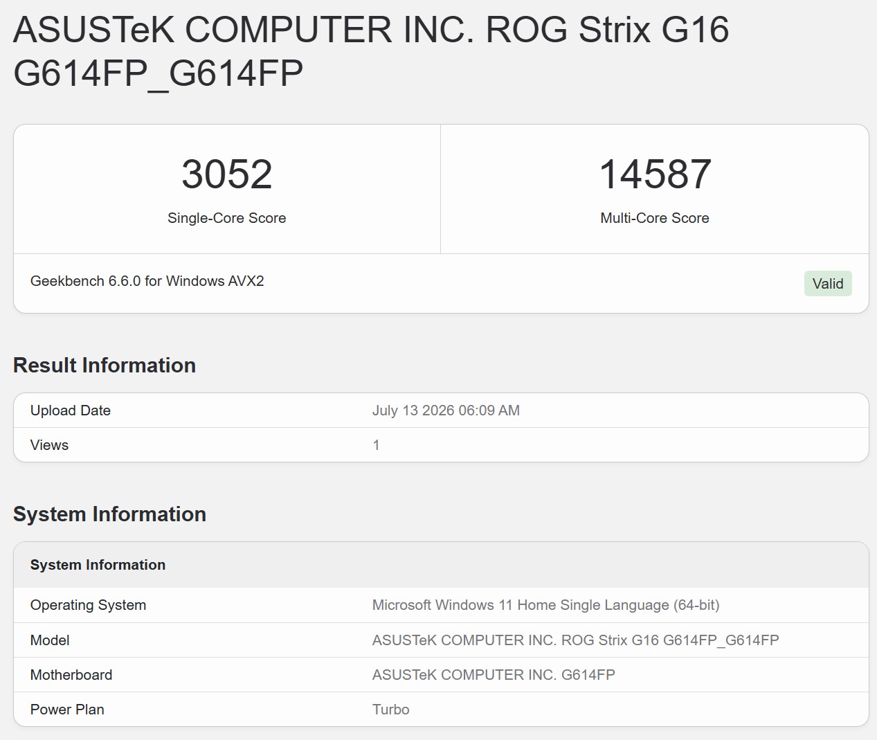 Geekbench 6