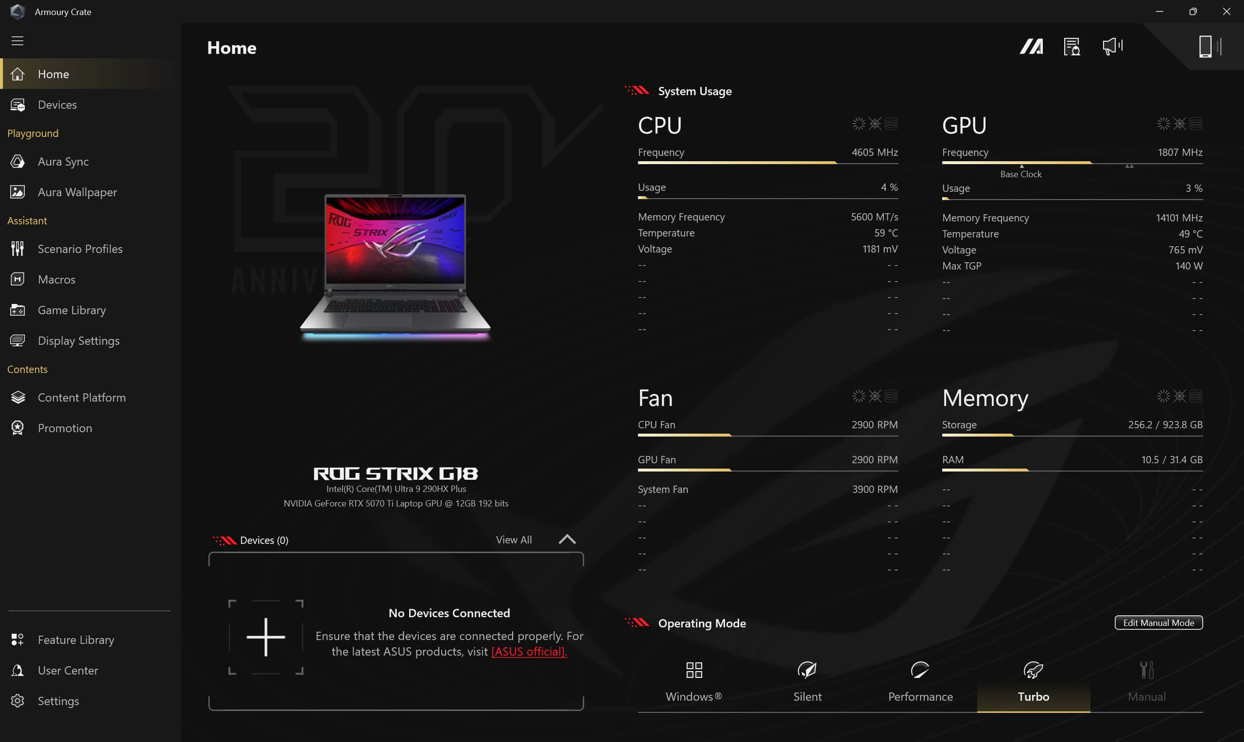 ASUS ROG Strix G18 G815LR