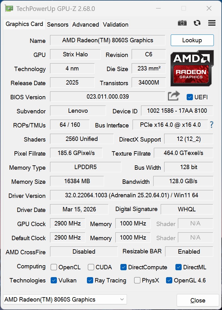 Lenovo Legion 7a 15ASH11