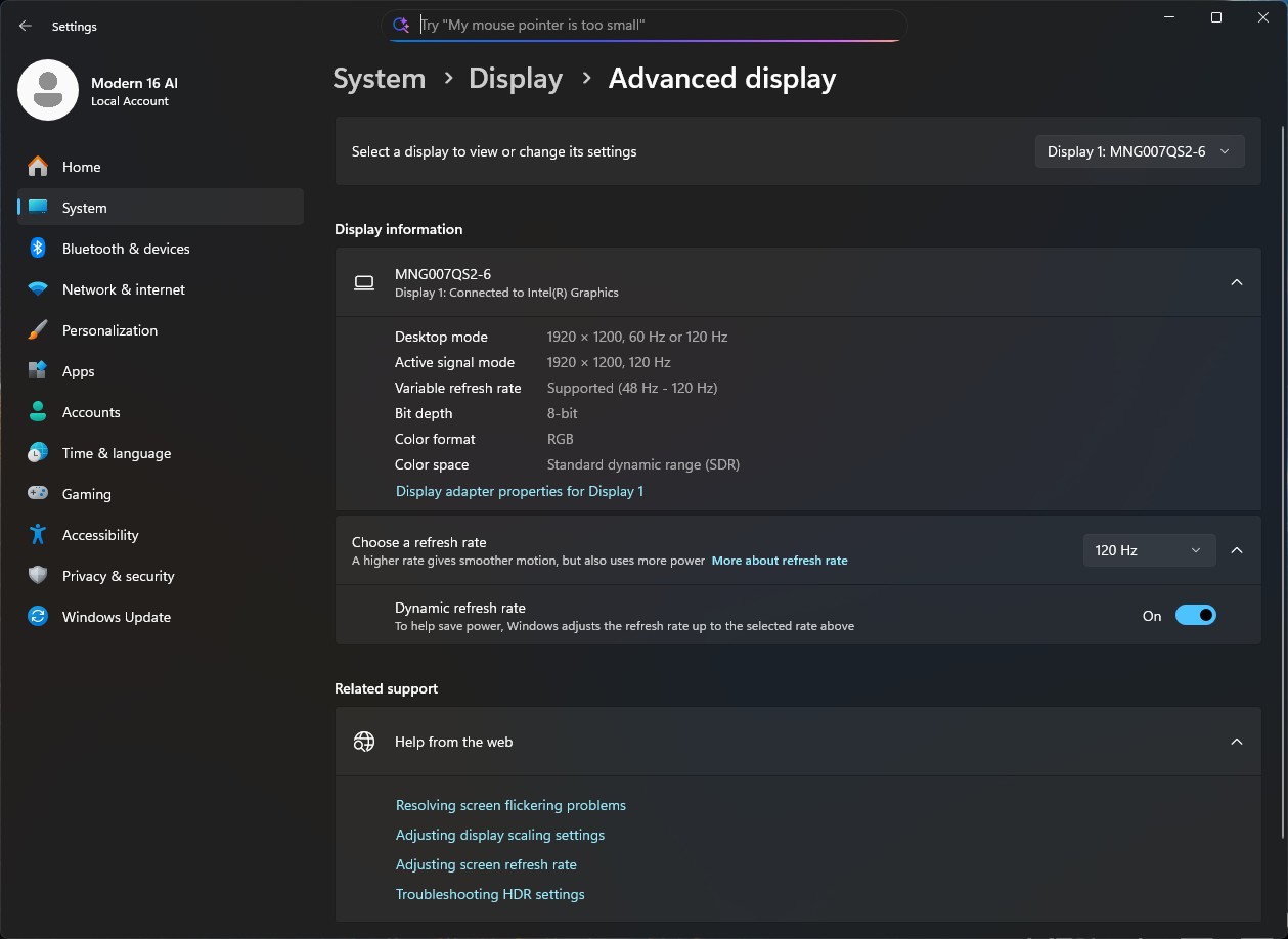 display res
