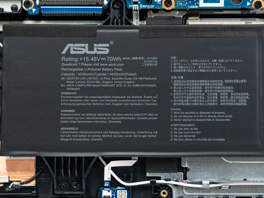 ASUS TUF Gaming F16 FX608JHI Intel 20