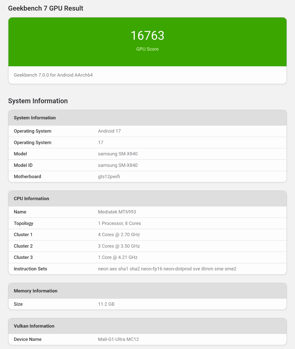 Screenshot 20260915 214852 Geekbench 7