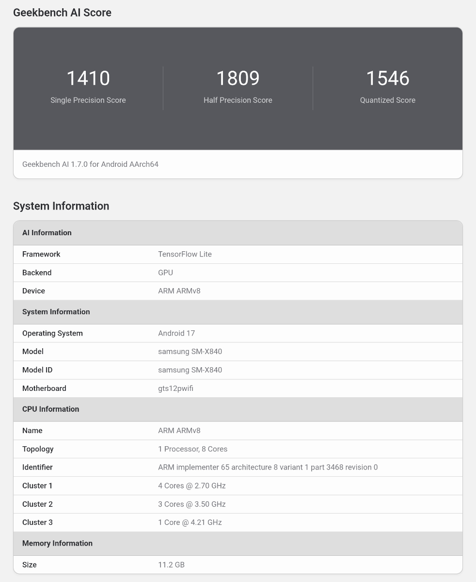 Screenshot 20260915 215506 Geekbench AI
