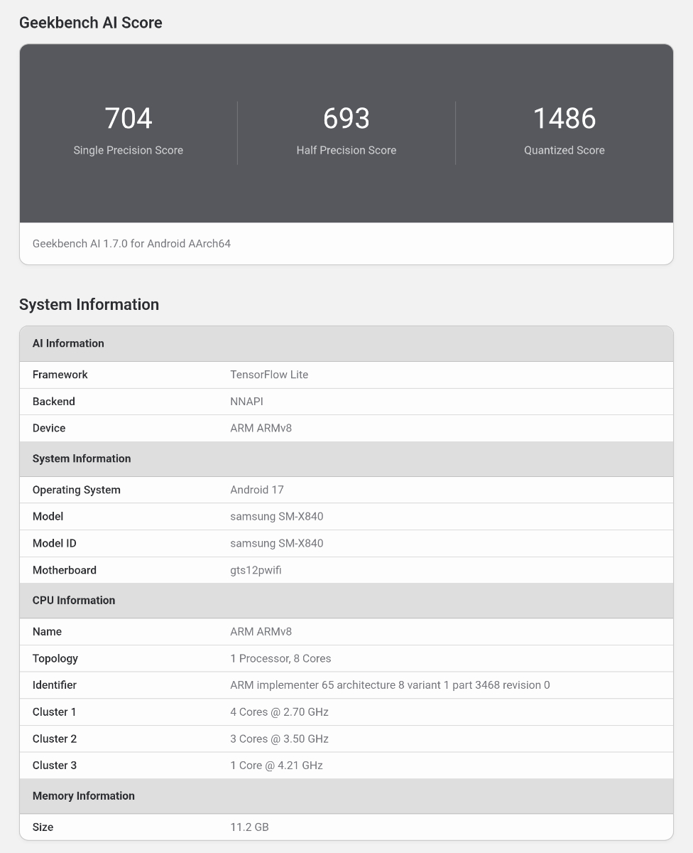 Screenshot 20260915 222101 Geekbench AI