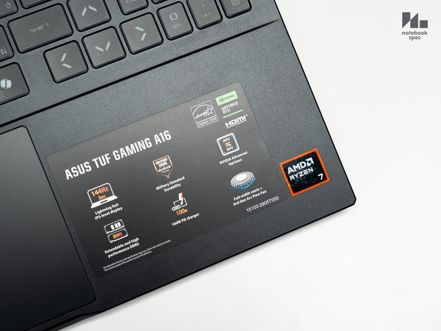 ASUS TUF Gaming A16 FA608UHI 27