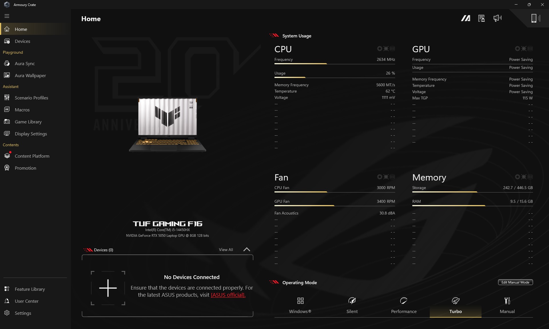 ASUS TUF Gaming F16 FX608JHI